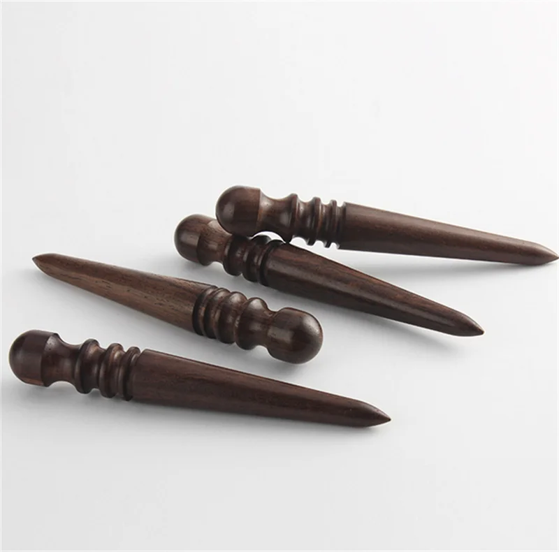 Hot Sale Leather Edge Burnisher DIY Handmade Leathercarft Sandalwood Leather Polishing Tool Wood Polishing Stick