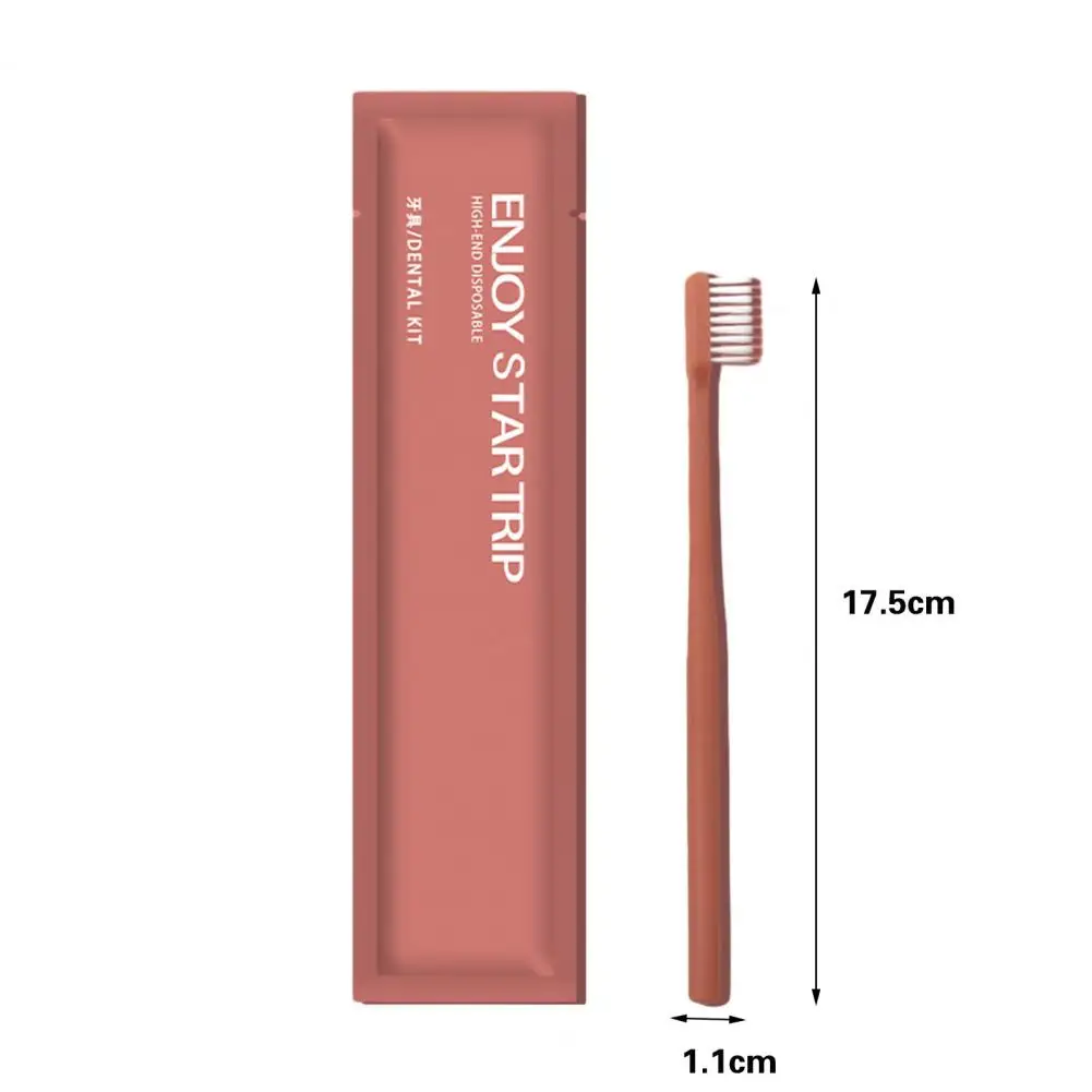 Disposable Toothbrush Set Bulk Pack Disposable Travel Toothbrushes for Hotels Camping Soft Bristles Dental Care Kit for Guests