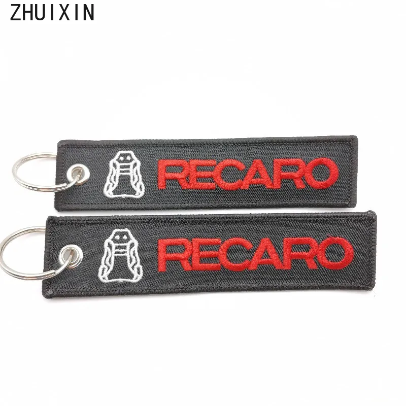 Car Refit Portachiavi Nylon Ricamo Portachiavi Cordino Decorazione Cinturino Regalo Di Gara Per Recaro Seat Bmw Mercedes Accessori Auto