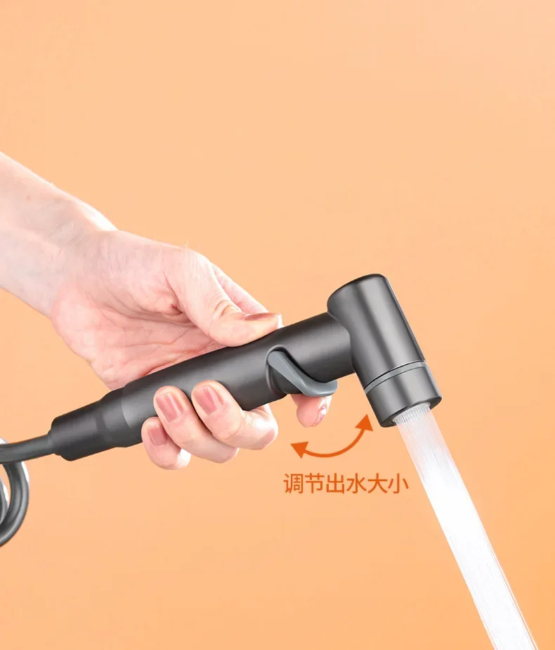 Hygienic Shower for Bathroom Toilet Bidet Shower Head Double Outlet Angle Valve of Bathroom Accessories Bidet Toilet Seat 3