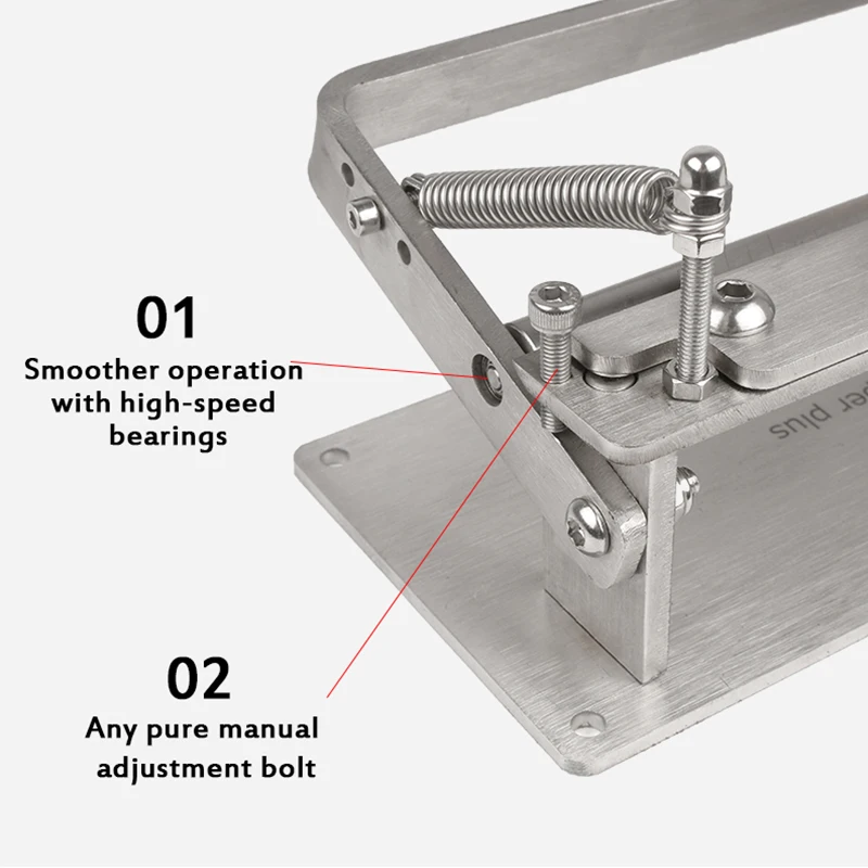 Machine à éplucher Le Cuir Manuelle – Outil De Précision En Acier Inoxydable Pour Amincir Bandes De Cuir, Flocage, Tannage – DIY Cuir