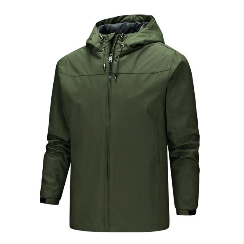 summer slim mens tactical jacket hiking jackets shell clothes windbreaker flight pilot hood military field jacket pants 2023 new Men Windbreaker Military Field Jackets Outerwear Mens Tactical Waterproof Pilot Coat Hoodie Men Hunting Army Clothes