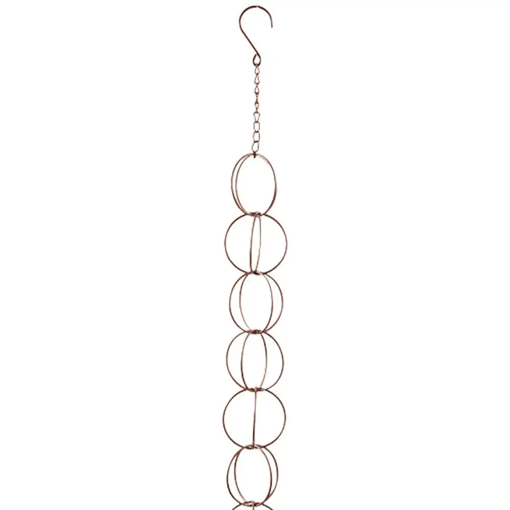 Metal Outdoor Rainwater Chain Drainage Rainwater Chain For Drainage Ditch Roof Metal Down Pipe Tool