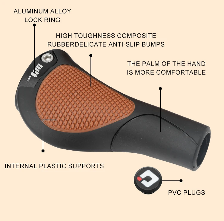 ODI Fahrradlenker, ergonomische Griffe, rutschfest, lang/kurz, hochwertige Gummigriffabdeckung, MTB-Lenkergriffe, E-Bike-Teile – Detail 15