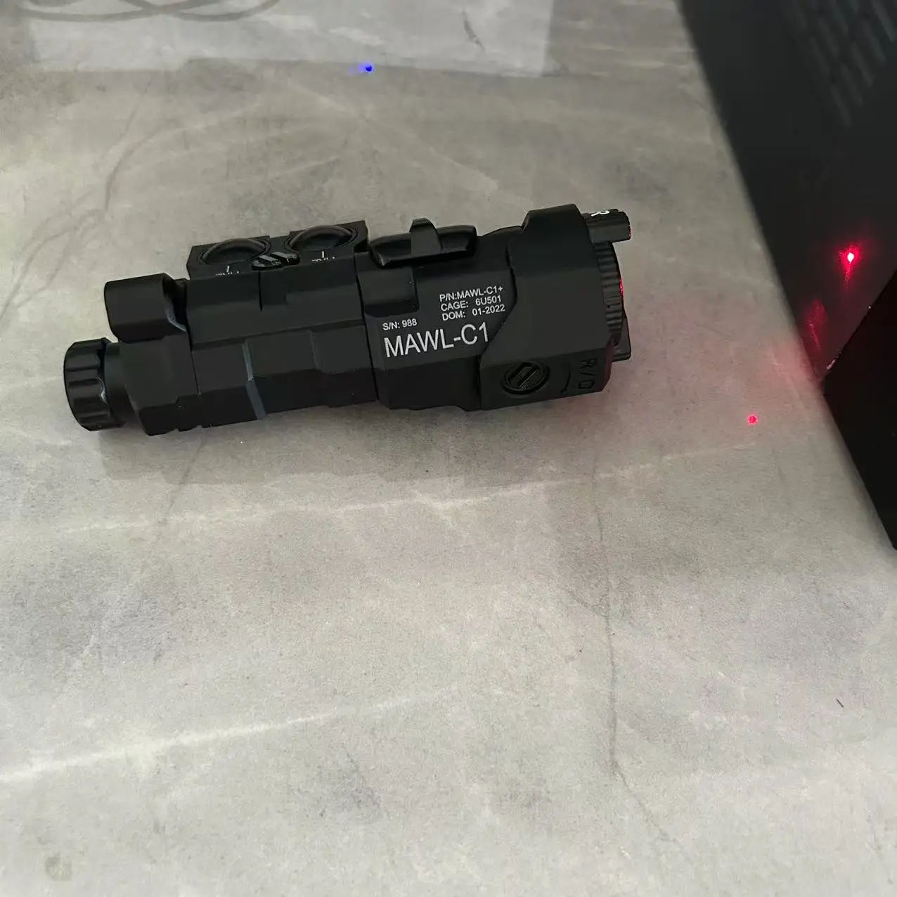 Tactical Flashlight 20mm Tactical PEQ A2 MAWL C1 Dummy Laser Flashlight Airsoft Weapon Decorative Box No function Fit hunting Airsoft Accessories