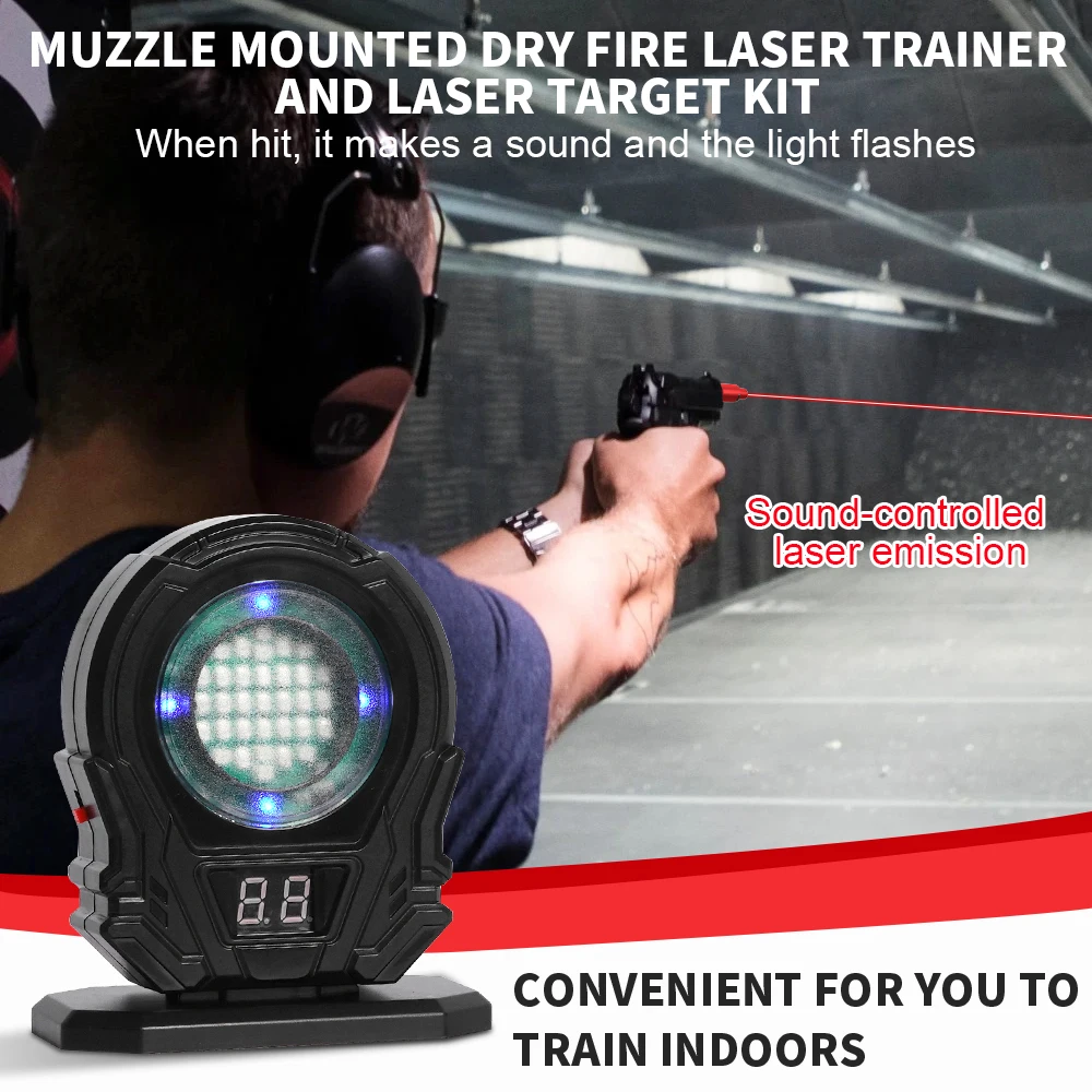 22LR 243 Professional Circular Target Laser Induction Electronic Induction Target Specialized Trainer