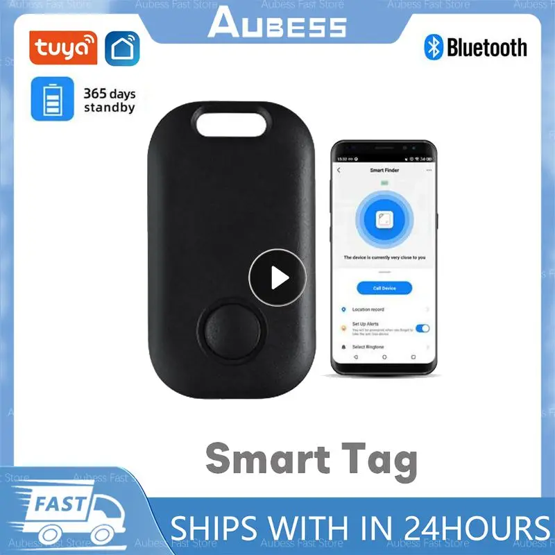 Tuya Mini Anti Lost GPS Tracker Keychain Alarm Smart Wireless Blue tooth Compatible Location Tracker Tag