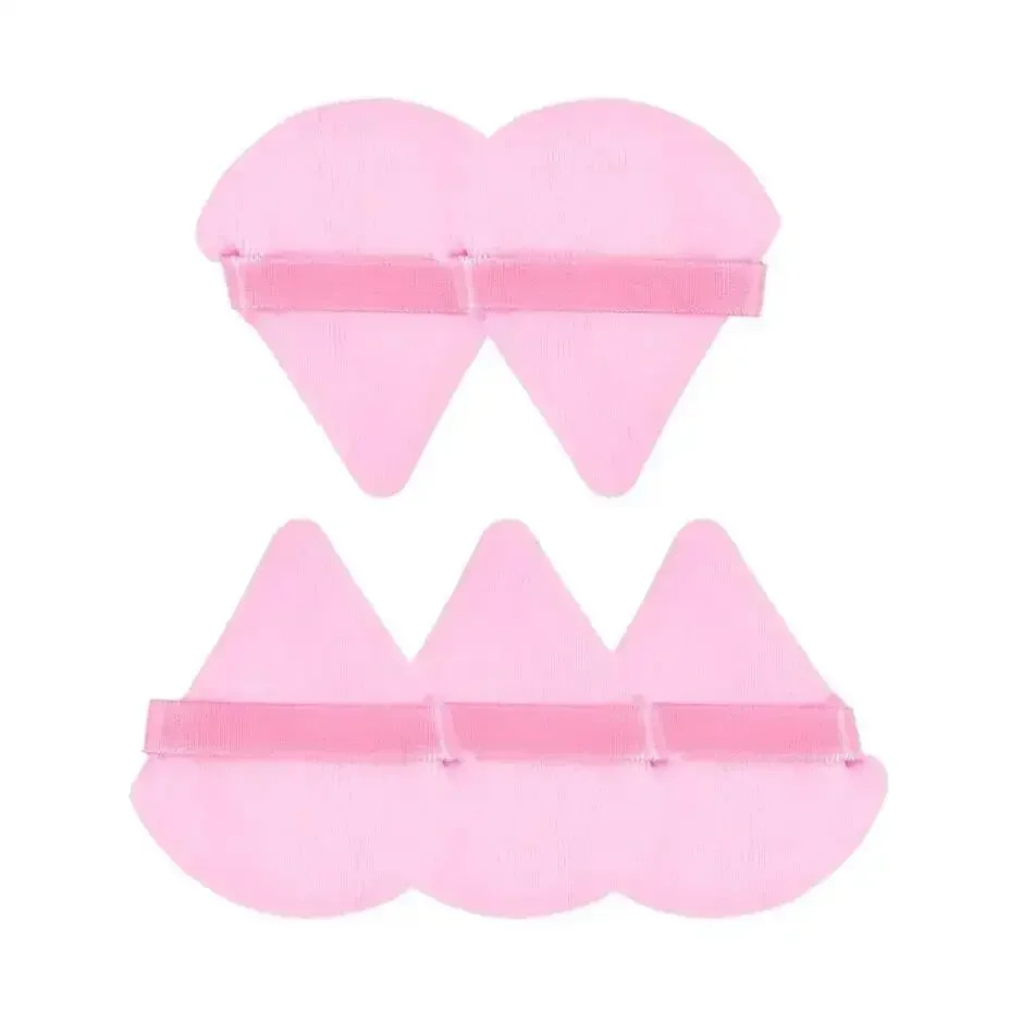 Triangle Cosmetic Soft Plush Powder Puff 2