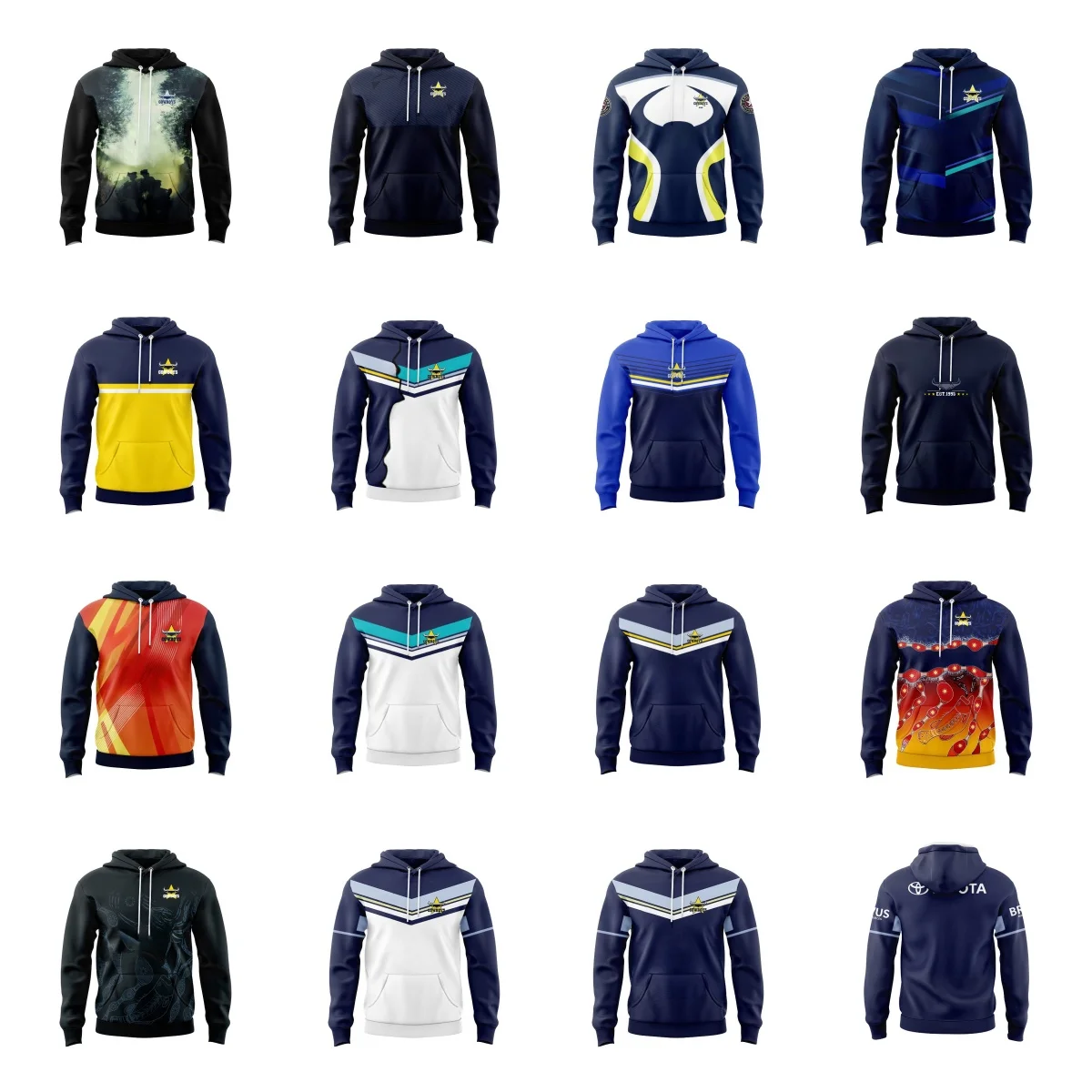 denim hooded sweatshirt retro home and away/legion/indigenous/training suit/patchwork/jersey high-quality jersey