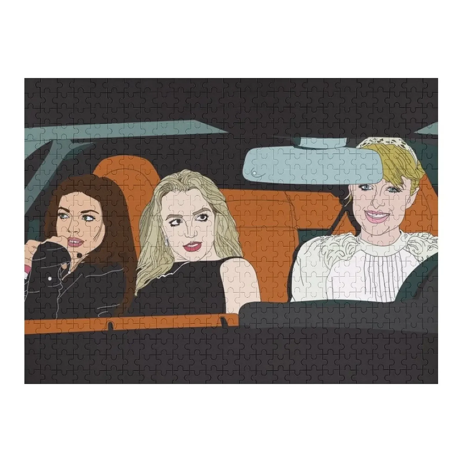 ICONIC Car Ride (Lindsay Britney Paris) Jigsaw Puzzle Jigsaw Pieces Adults Wooden Boxes Jigsaw For Kids Puzzle cool kids electric car four wheeled sports car ride on car kids rocking car baby toy vehicle electric cars vehicles for adults