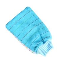 

Strong rubbing mud double-sided back rubbing gloves rubbing bath artifact Free shipping