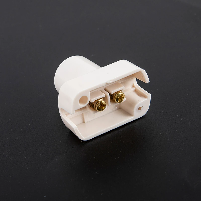 Lamp Holder Lamp Bulb Holder Lamp Base Lamp Socket Adapter White Mini Screw Lamp Base E12 E14 E17 100-250V AC