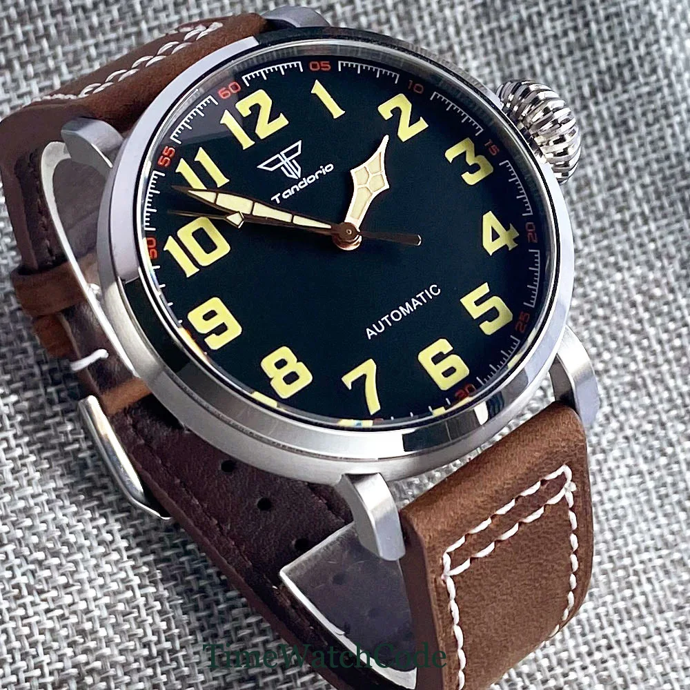 Tandorio T168 47mm NH35 Field Watch CUSN8 Bronze 316L Steel 10ATM Sapphire 32 S48e4a4ab3a814b36b9e7c1955d91a705p