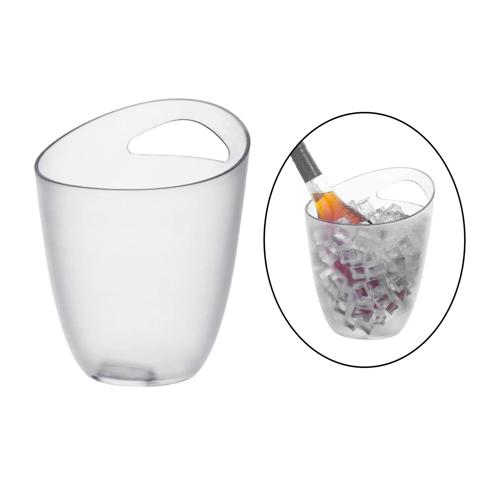 SMELEYOU Cubo De Hielo De Acero Inoxidable Dorado 3L - Perfecto Para Enfriar Vino Y Champán En Fiestas
