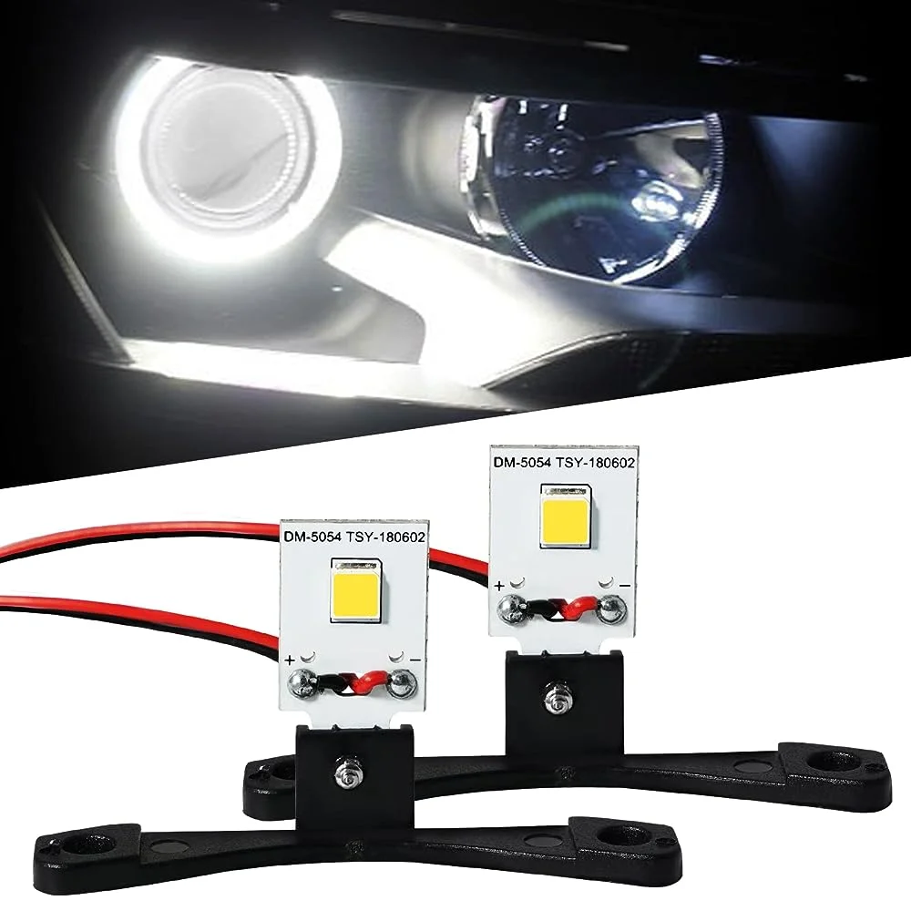 LED Devil Eye RGB Lights for Automotive and Motorcycle Headlights, App-Controlled