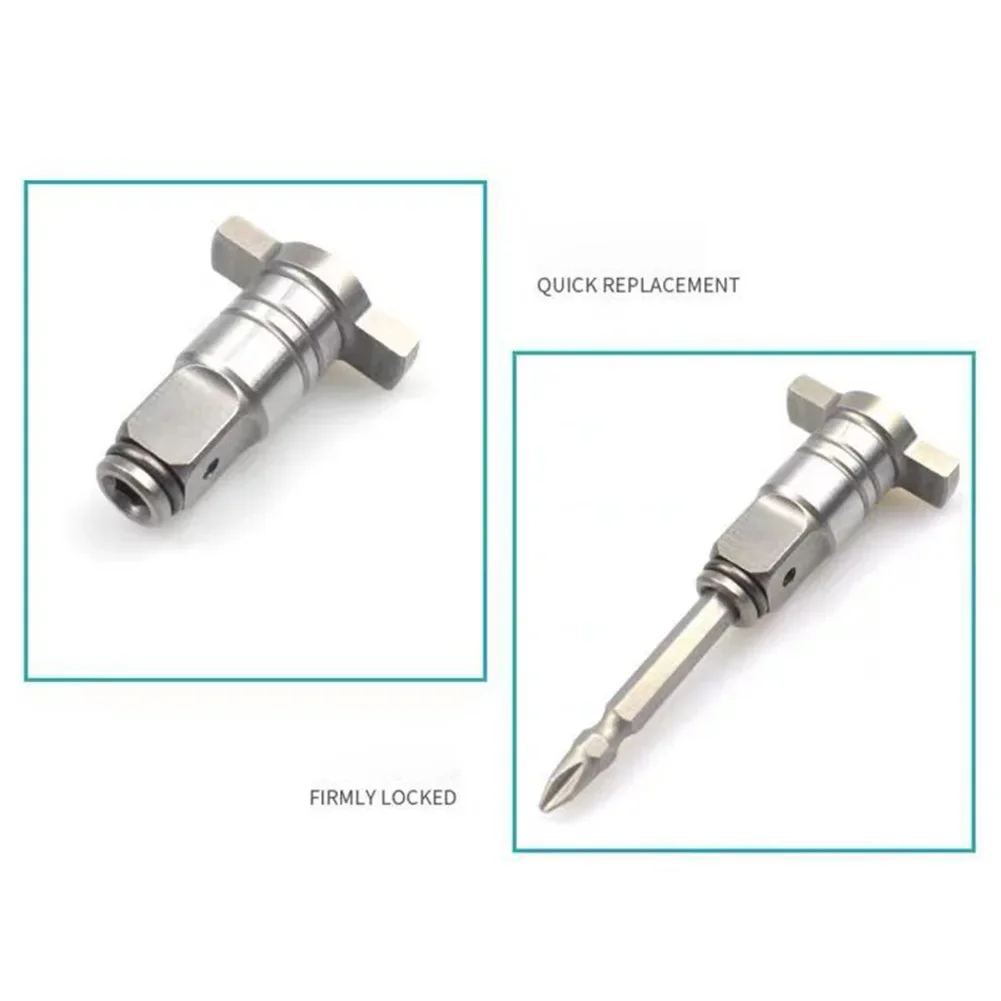 T-Shaped Electric Brushless Impact Wrench Adapter Drill Bit Chrome Vanadium Steel Dual-Use Wrench Craftsman Tool Accessories