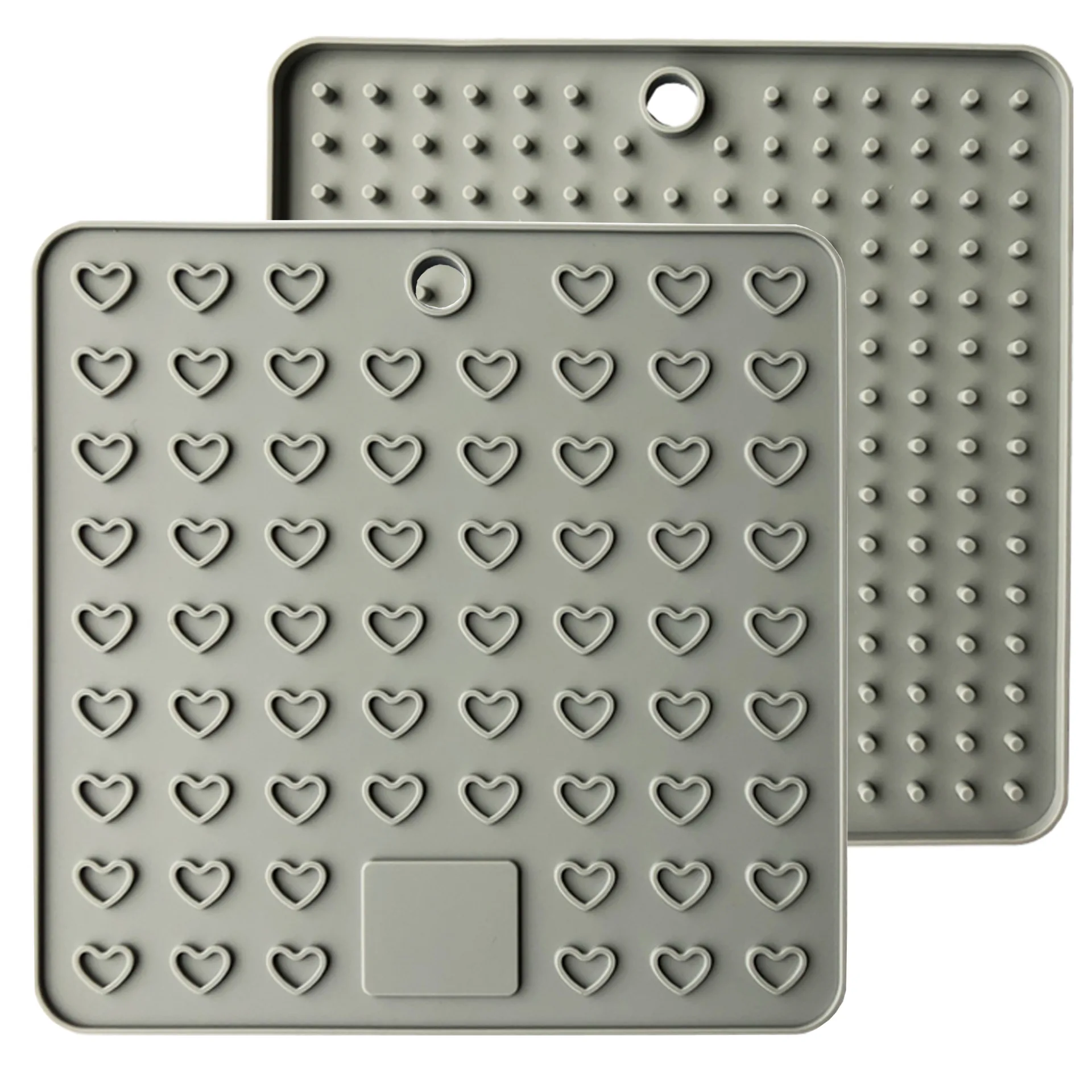 Silicone Insulation Pad Love Multifunctional Anti-scalding Anti-fouling Drain Placemat Many Colors Easy To Clean |