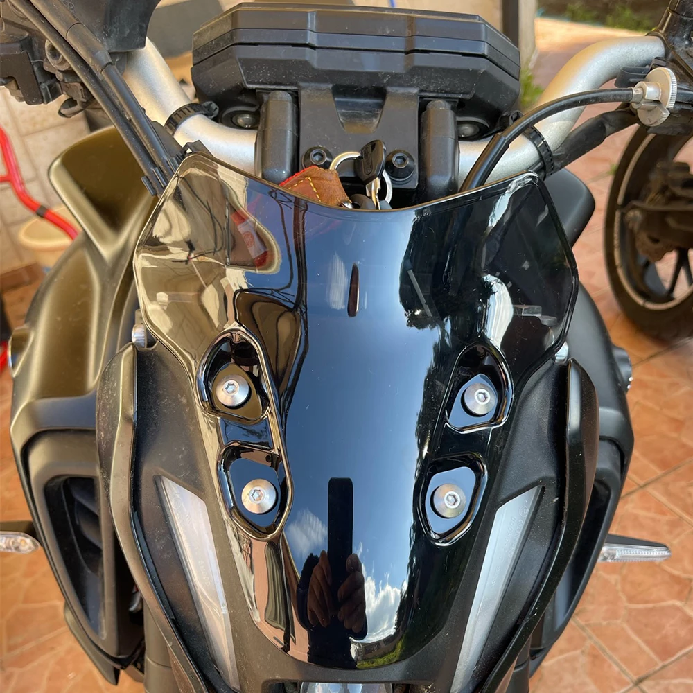 Wind Deflector Windshield Bracket For Yamaha MT-07 MT07 2025 – Scratch-Resistant Acrylic Screen