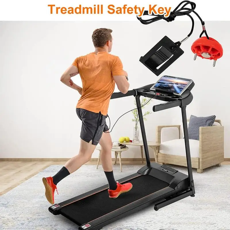 Treadmill safety switch universal treadmill key replacement round socket magnet automatic protection device gym accessories fitness equipment parts