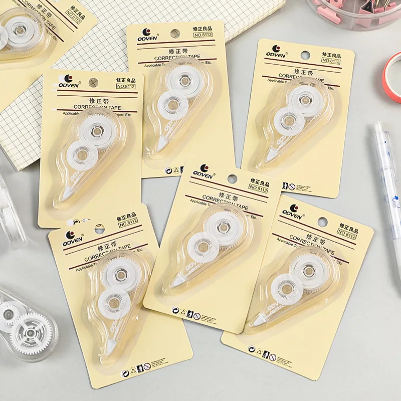 

Simple, printless, transparent correction tape cute portable correction tape, student office error correction tape stationery