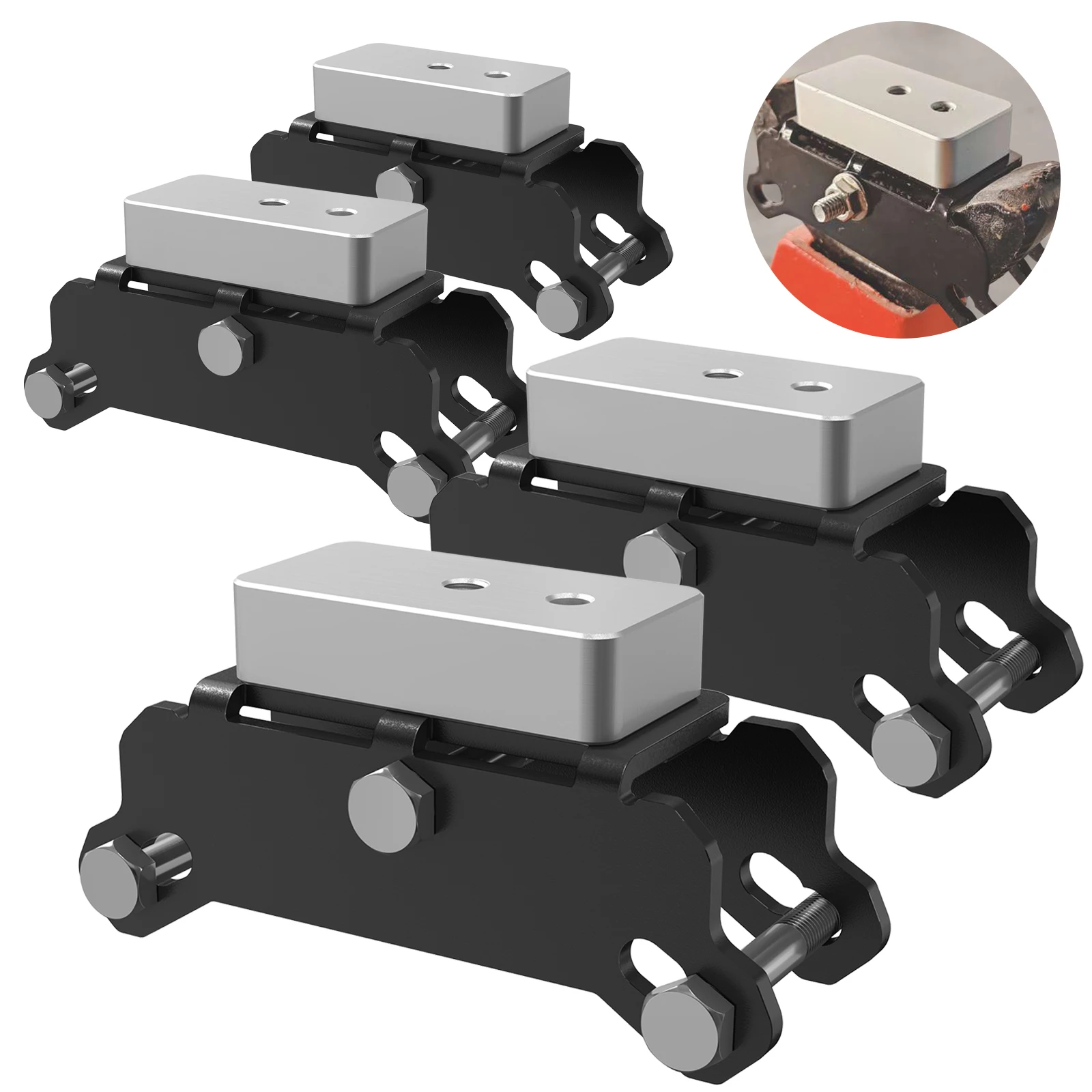 Bevinsee Jack Pad Set Aus Aluminium - Wagenheber Adapter Für BMW Modelle