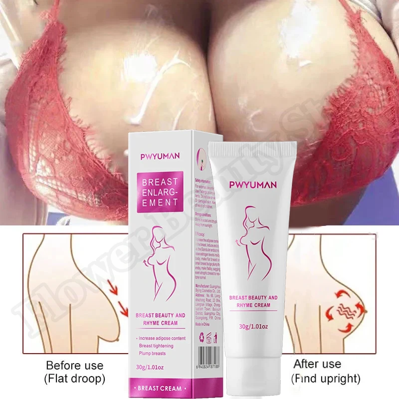 

Breast Enlargement Cream for Women Boobs Chest Enhancement Rapid Growth Bigger Busty Breasts Augmentation Massage Sexy Body Care