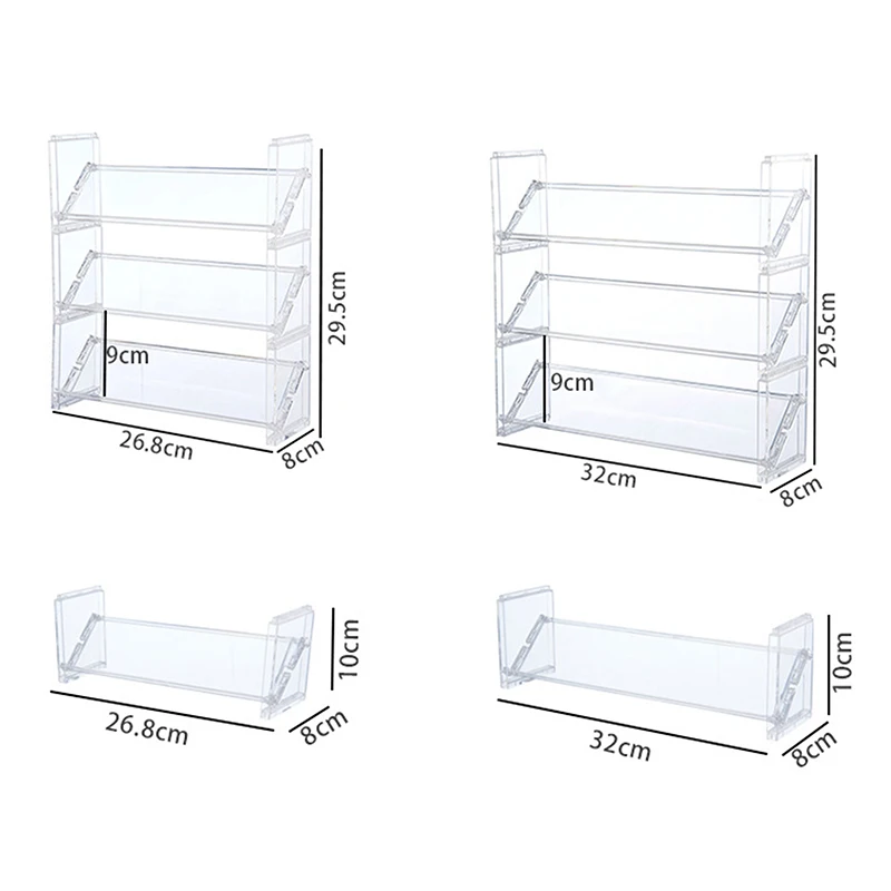 Acrylic 3-Layer Cosmetics Display and Storage Organizer