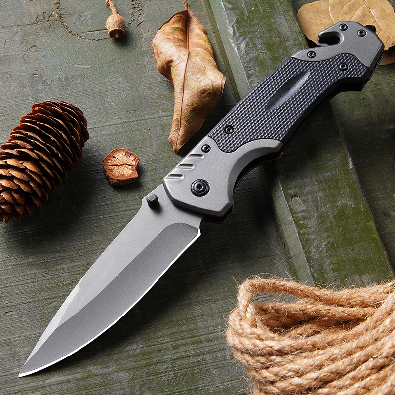 1pc Outdoor Folding Knife，Portable EDC Camping Pocket Knife，High