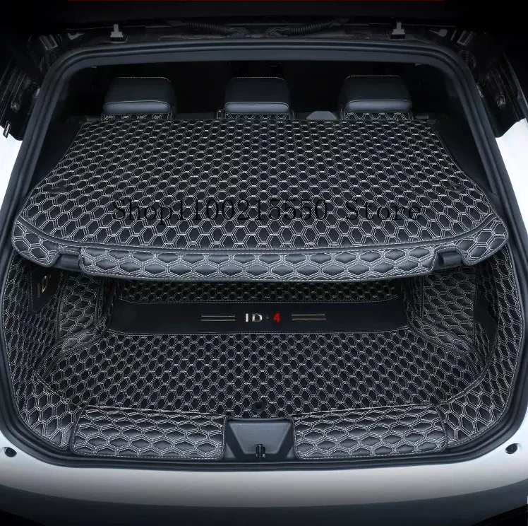 

For VW Volkswagen ID4X 2023 Car Accessories ID.4CROZZ Trunk Mats Fully Surrounded Waterproof Non-Slip Liner Floor Mat