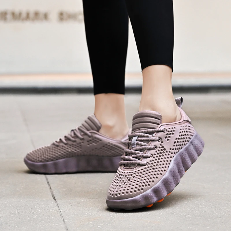 Women's Sports Breathable Lightweight Training Shoes with Foot Sensing Massage Technology Men's Comfortable Casual Sneakers 3