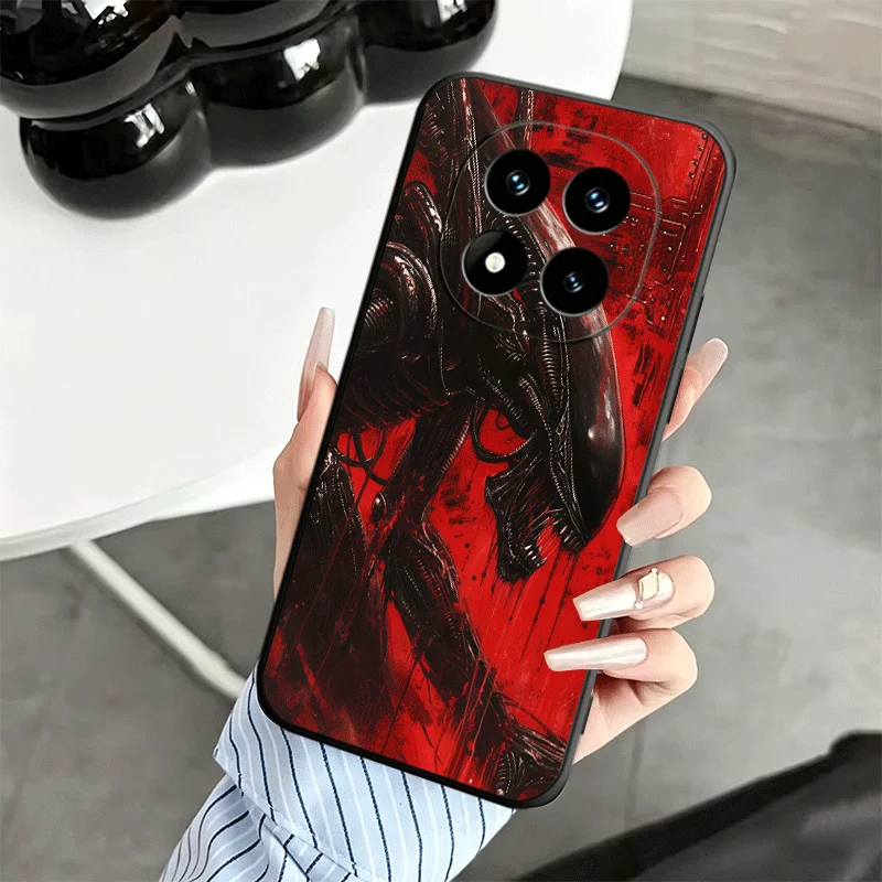 Cool A-Alien X-Xenomorph Soft Black Phone Case Cover