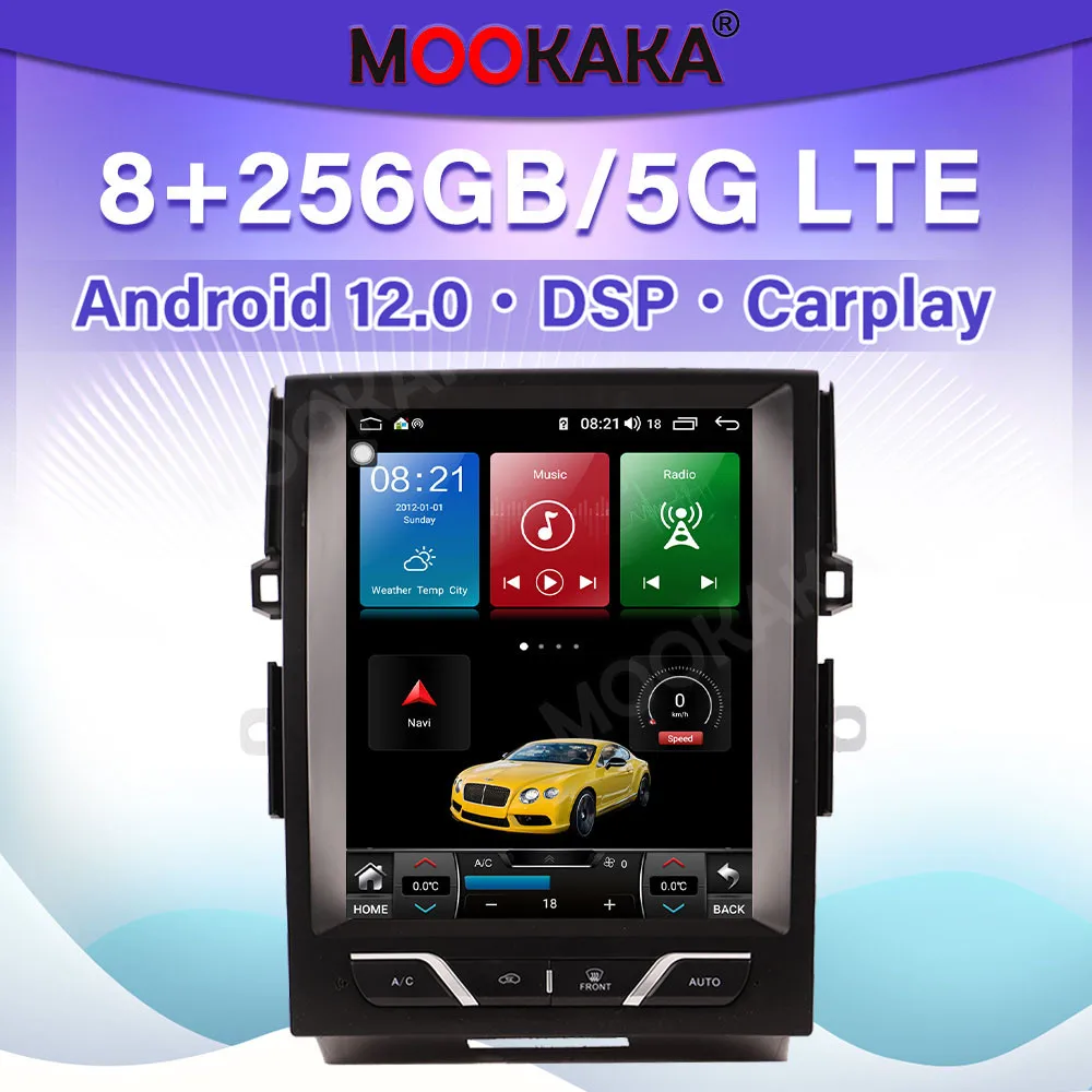 

8 + 256 ГБ для Toyota Reiz 2013-2016 Carplay Tesla Android 12,0 мультимедийный плеер GPS Navi автосенсорный экран стерео радио головное устройство