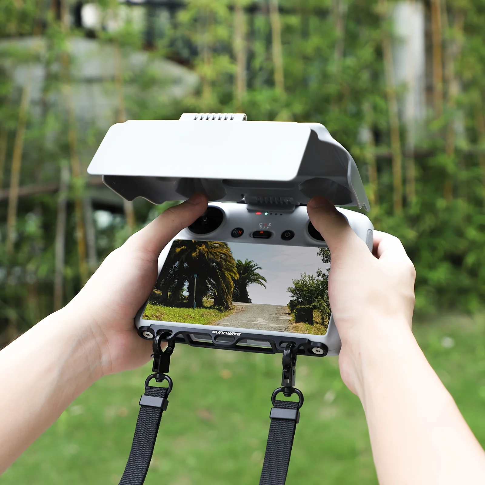 Pare-soleil et Dragonne pour DJI RC2 - Protection Écran Drone