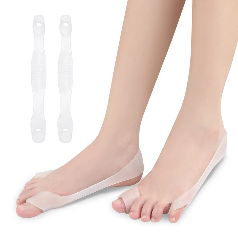 

1 Pair Foot Silicone Orthopedic Hallux Valgus Splint Corrector For Toes Separator Finger Pain Relief Pedicure Foot Care Tool