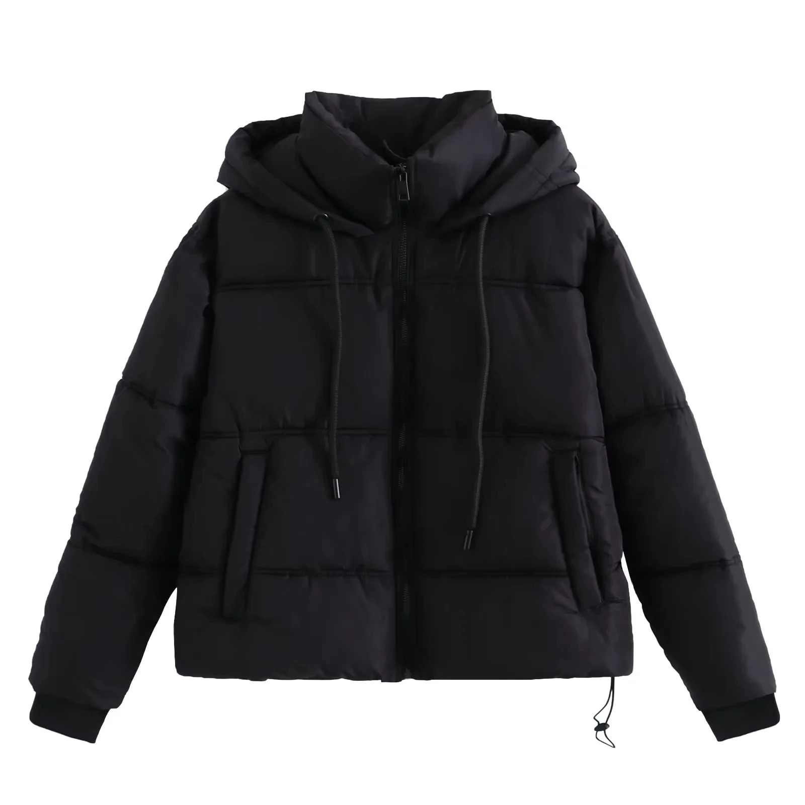 Women's Hoodies Parkas Jackets Coat Winter Warm Thick Hooded Long Sleeve Solid Elegant trazainsOutwear Hoody Woman Jacket Coats