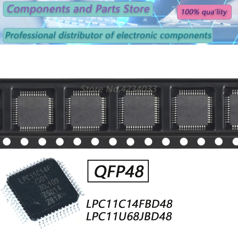

1 шт. LPC11C14FBD48 LPC11U68JBD48 LPC11 QFP48 новый оригинальный запас