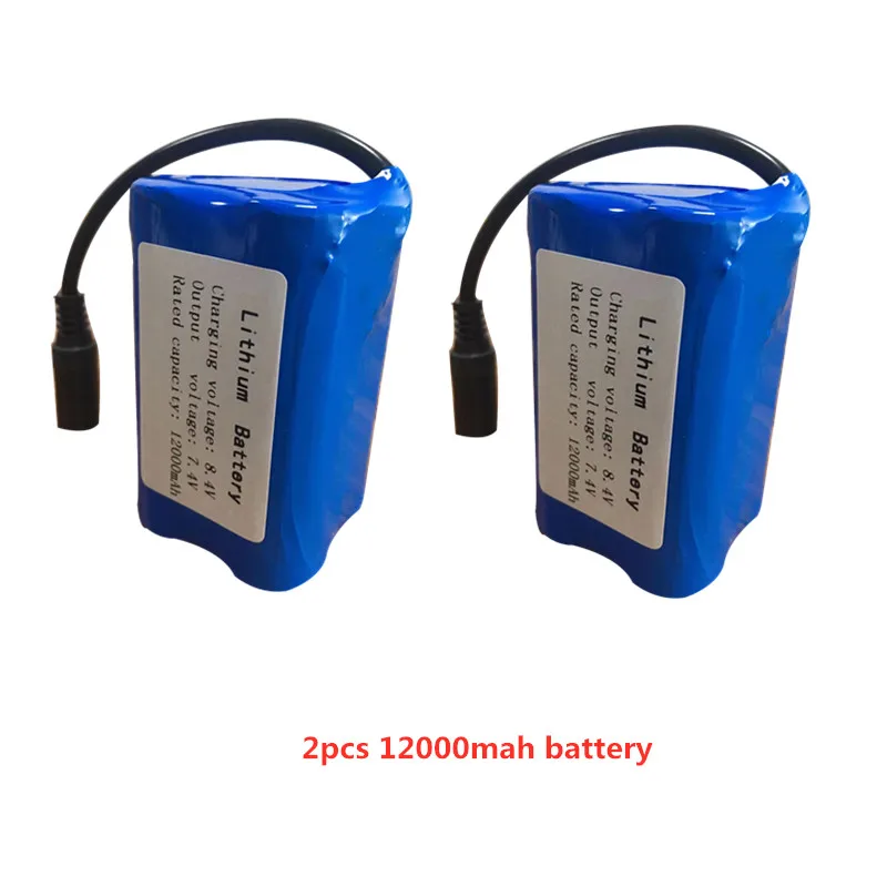 peças de reposição 7.4v 12000mah bateria funil