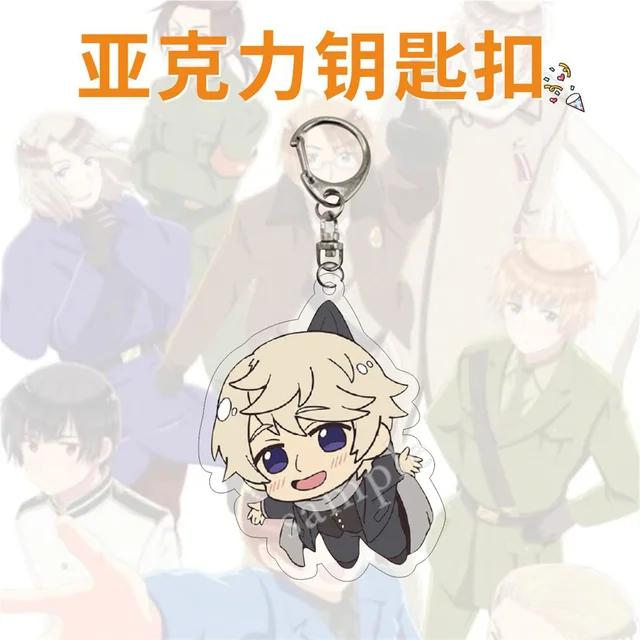 헤탈리아 애니메이션 팬을 위한 필수품: 게임 헤탈리아 축 파워 아크릴 키체인