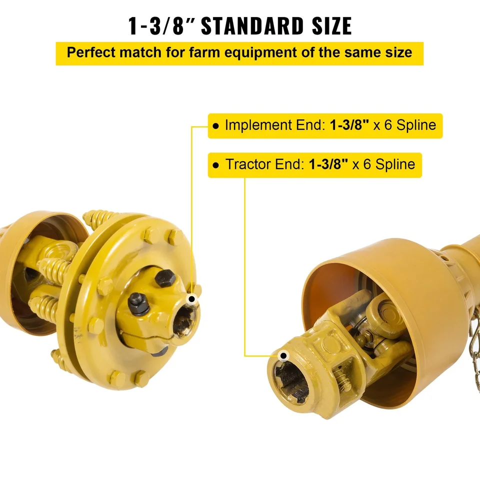 PTO Clutches Slip Clutch Adapter Kit - 1-3/8