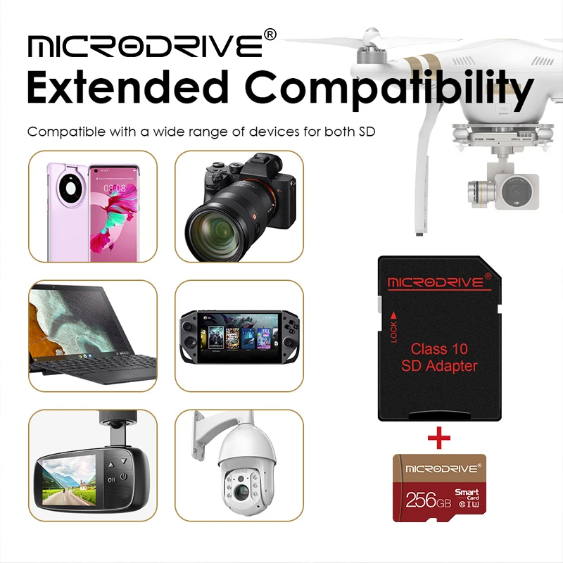 고속 클래스 10 마이크로 TF SD 카드, 미니 SD 메모리 카드, 플래시 카드, 4GB, 8GB, 16GB, 32GB, 64GB