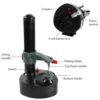 Electric Potato Peeler with 1 Replacement Blades Stainless Steel Automatic Rotating Fruits Fruit Peeler Apple Paring Machine 4