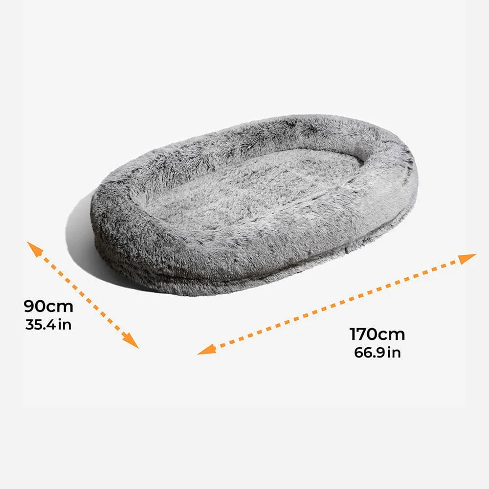 Super Large Dog Sofa Bed Round Dog Bed Plush Pet Kennel Mats Pet Cat Winter Warm Sleeping Floor Mats for Large