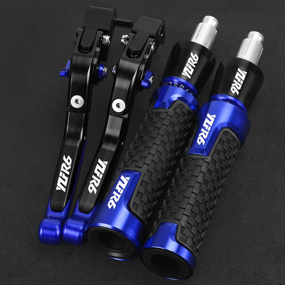 

YZF R6 Motorcycle Brake Clutch Levers Handlebar Hand Grip ends For YAMAHA YZFR6 YZF-R6 2005-2016 2015 2014 2013 2012 2011 2010