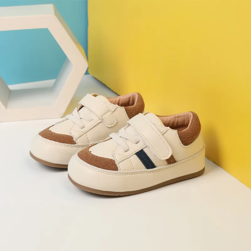 0-5 Years New Baby Shoes For Boy Leather Toddler Barefoot Shoes Soft Sole Outdoor Kids Tennis Fashion Little Girls Sneakers - 3