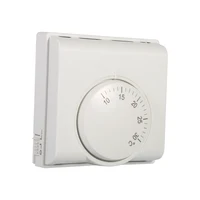 Contrôleur de température mécanique d'ambiance 220V, interrupteur de Thermostat réglable pour climatisation centrale, nouveaux accessoires ménagers 5