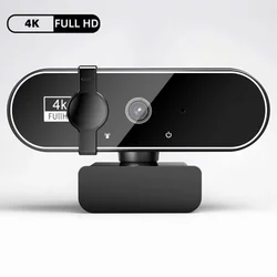 Ultra HD Auto Focus Webcam with Built - in Microphone and USB Connectivity (4K)