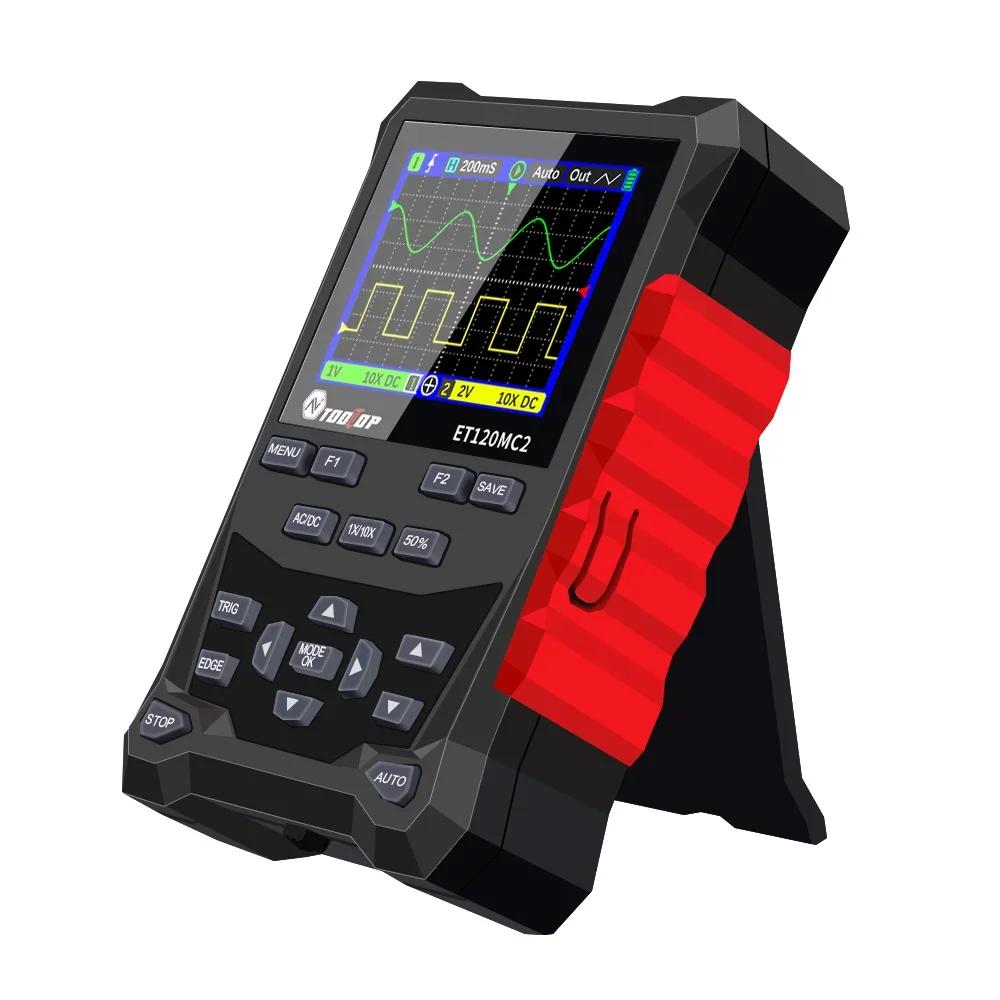 TOOLTOP ET120MC2 Dual Channel Handheld Digital Oscilloscope 120MHz - Image 5