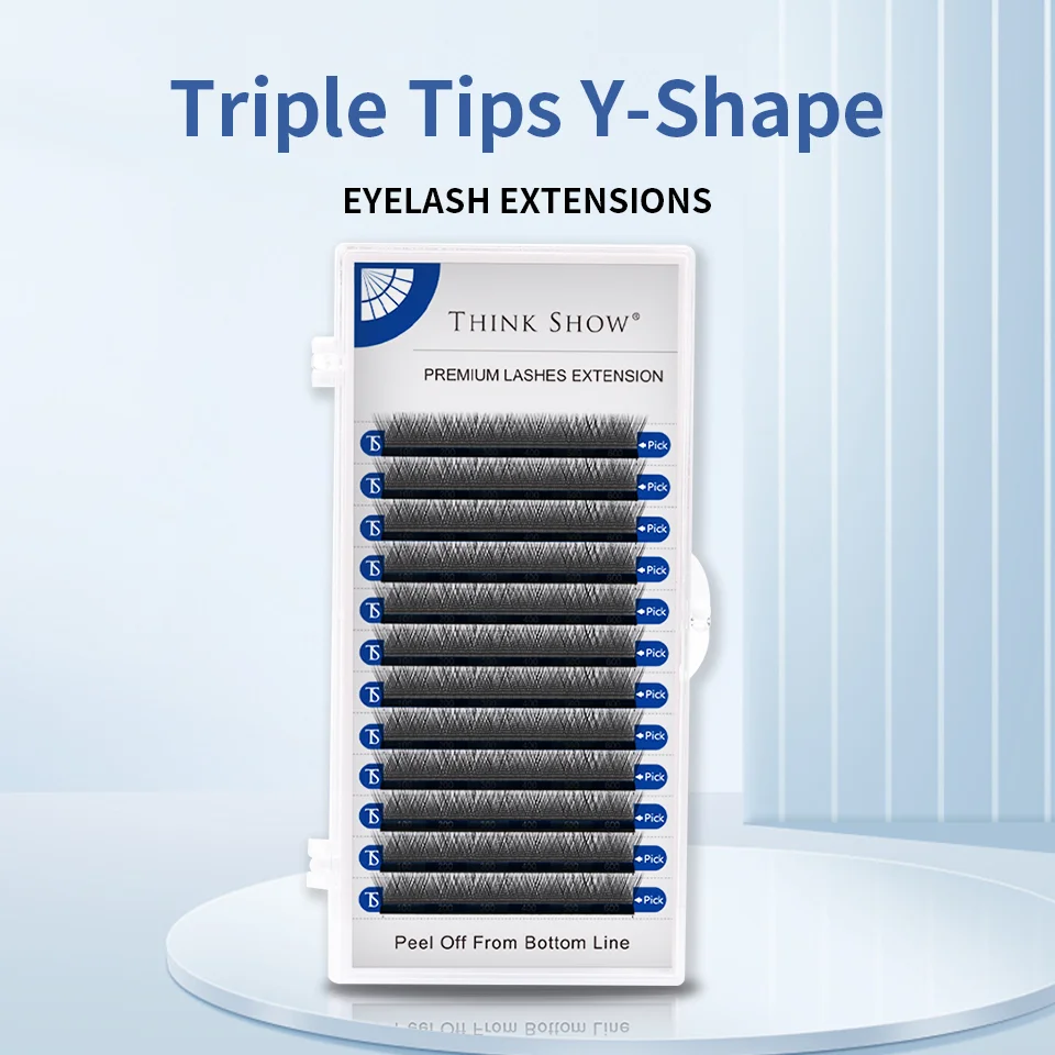 Description Picture 2 of itemYY Shape Triple Tips 8-15MM Eyelashes Extension Hand Woven Premium Soft Natural Fiber Materal Comfortable False Eyelashes