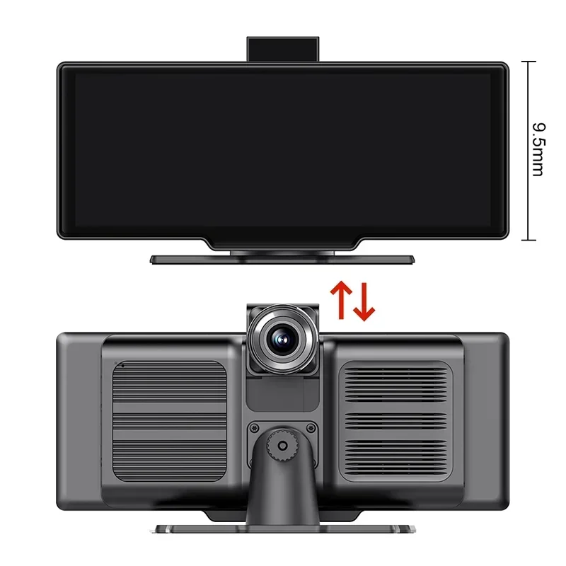 Car Dash Cam 10.26'' 4K Dash Cam Car DVR Android Auto Carplay Display Screen Smart Car System with Rear Camera 5G WIFI