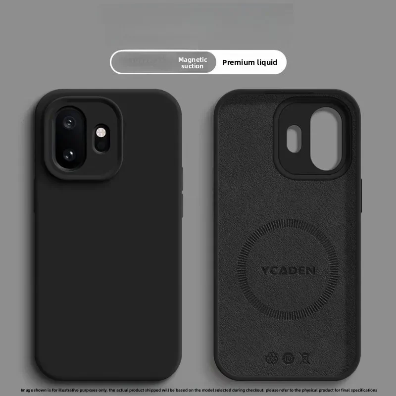 Liquid Silicone Skin-Friendly Shockproof Case with Wireless Charging Compatibility